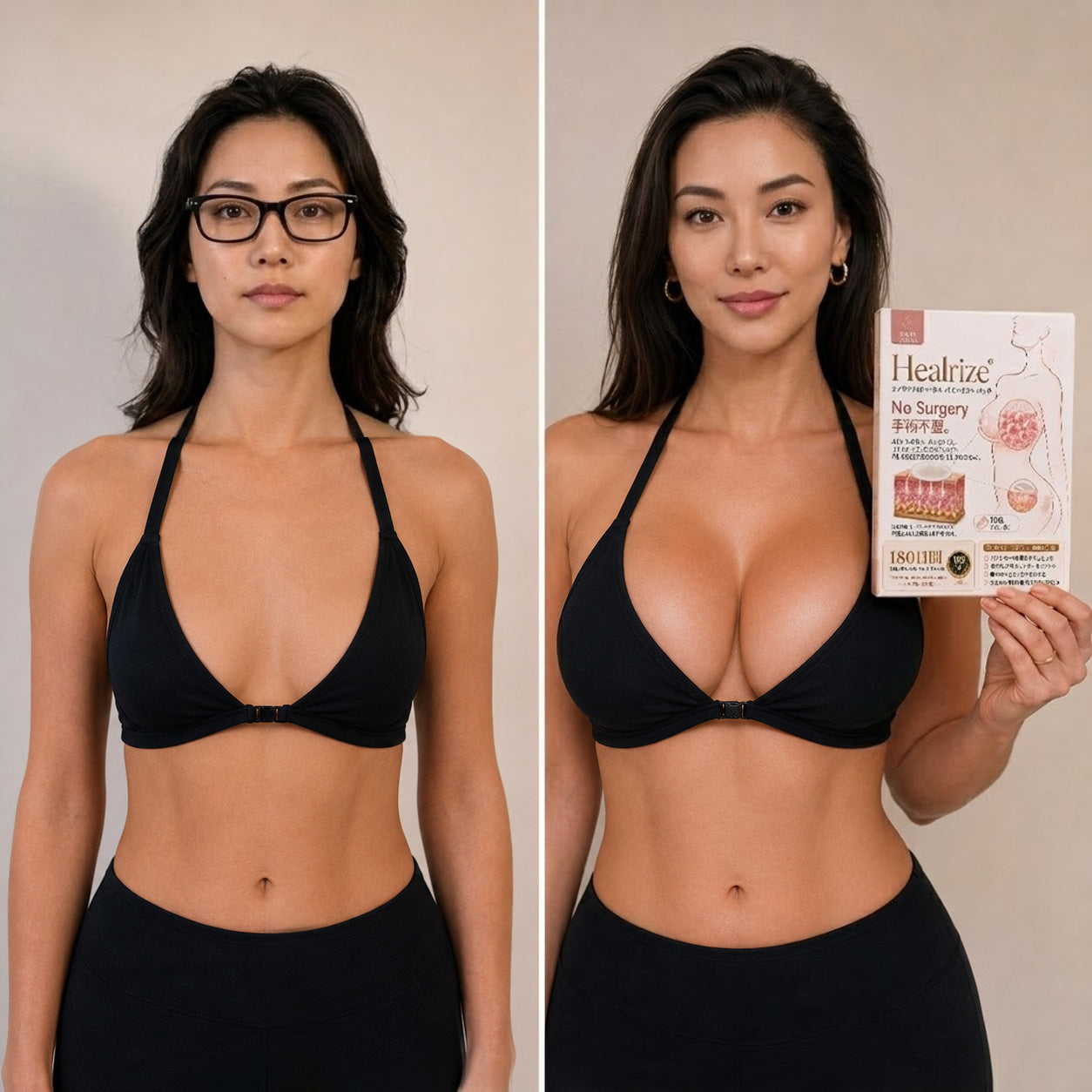 Healrize® ナノマイクロニードル バストリフトパッチ ✨｜手術不要・貼るだけでハリとふっくら感のある上向きバストラインをサポートし、女性らしい自信を取り戻すバストケアパッチ 💖