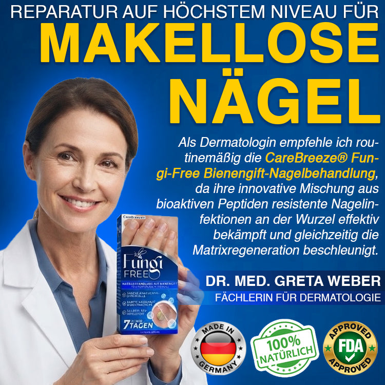 🇩🇪 CareBreeze® Fungi Free Bienengift-Nagelbehandlung 🥼