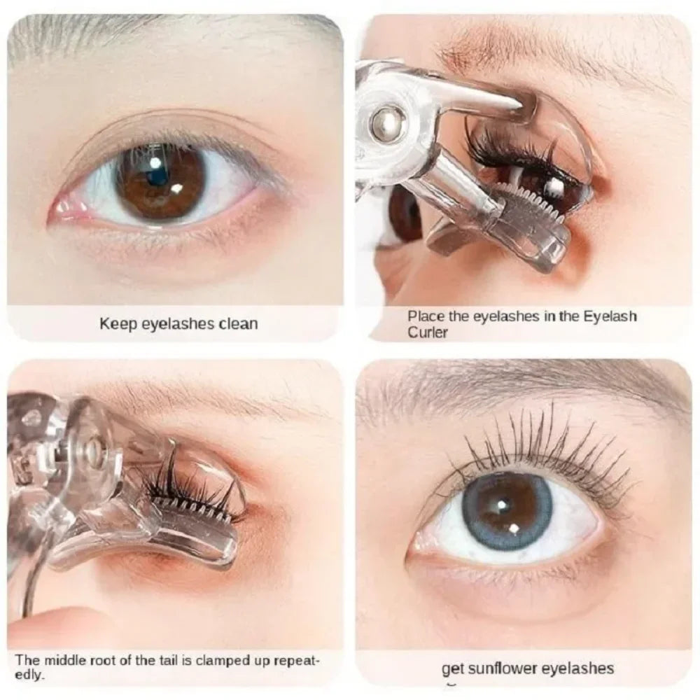 EdiJonah® Dual-Type Eyelash Curler with Comb – Wide & Partial Clip Options, Waterproof, Long-Lasting, Natural Curl