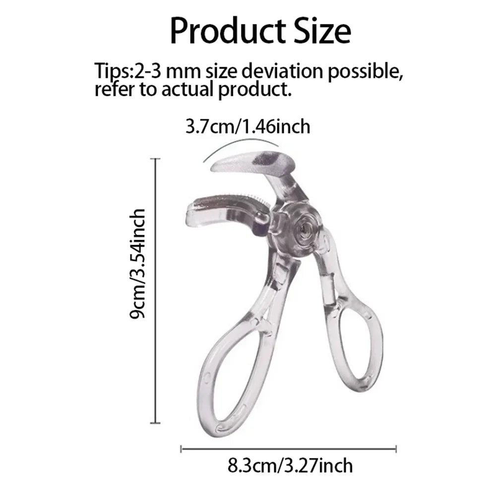 EdiJonah® Dual-Type Eyelash Curler with Comb – Wide & Partial Clip Options, Waterproof, Long-Lasting, Natural Curl