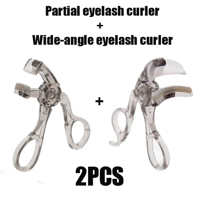 EdiJonah® Dual-Type Eyelash Curler with Comb – Wide & Partial Clip Options, Waterproof, Long-Lasting, Natural Curl