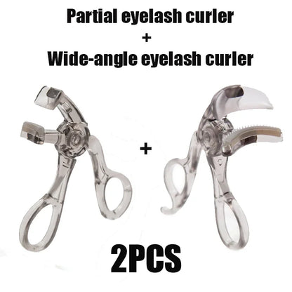 EdiJonah® Dual-Type Eyelash Curler with Comb – Wide & Partial Clip Options, Waterproof, Long-Lasting, Natural Curl