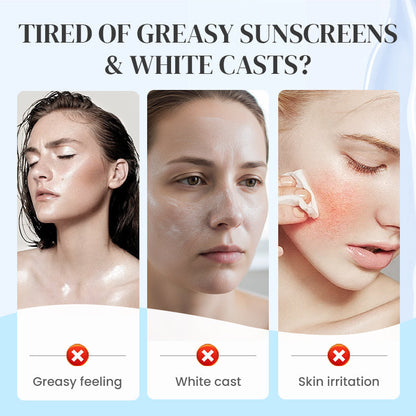 💥💞Hudros ®  Limited Time 60% OFF 🎉Lightweight Daily UV Protection Sun Serum，Hydrating Formula. Perfect For Everyday Use Under Makeup Or Alone! 🧴✨